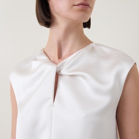 Twisted Keyhole Blouse