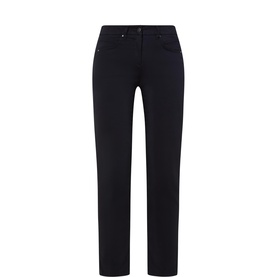 Cropped Slim Leg Jeans