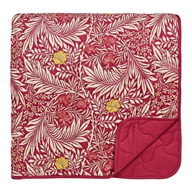 Larkspur Throw Crimson Red