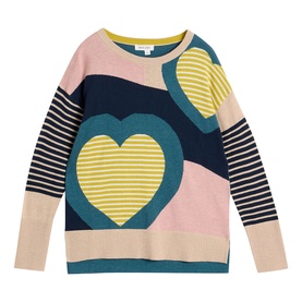 Olive Heart Sweater