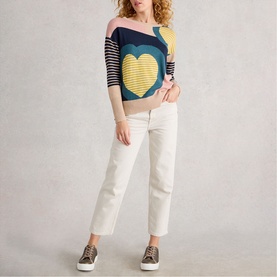 Olive Heart Sweater