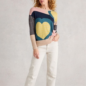 Olive Heart Sweater