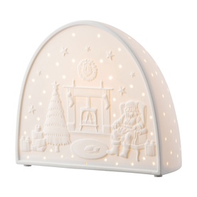 Santa by the Fire Luminaire