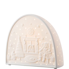 Santa by the Fire Luminaire