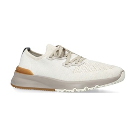Knit Lace-Up Trainers
