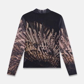 Abstract Print Mesh Top