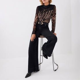 Abstract Print Mesh Top