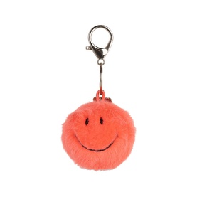 Smiley Fuzzy Keychain 5.5cm