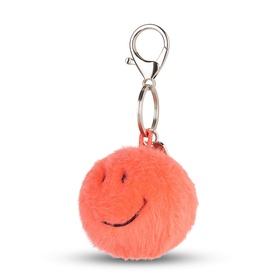 Smiley Fuzzy Keychain 5.5cm