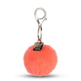 Smiley Fuzzy Keychain 5.5cm