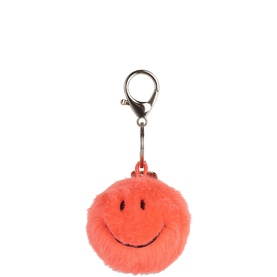 Smiley Fuzzy Keychain 5.5cm