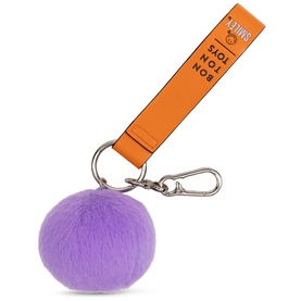 Smiley Fuzzy Bag Charm 7cm
