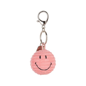 Smiley Corduroy Keychain 4.5cm