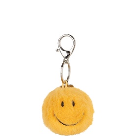Smiley Fuzzy Keychain 5.5cm