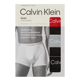 Three-Pack Icon Logo Relaxed Trunks