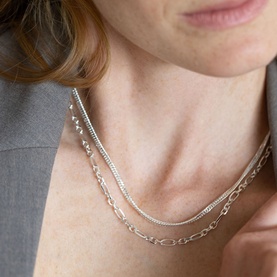 Heavy Curb Chain Necklace
