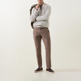 Textured Knitted Bomber Sweater