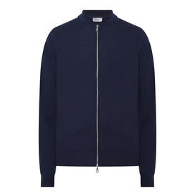 Textured Zip-Through Bomber Jacket