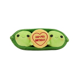 Hap-Pea Birthday, Pete & Penelope Peas 18cm