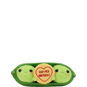 Hap-Pea Birthday, Pete & Penelope Peas 18cm
