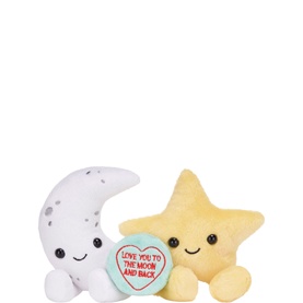Love You to the Moon & Back, Moon & Star 13cm