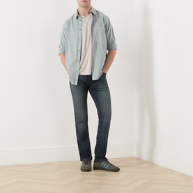 Federal Mid-Rise Straight Leg Jeans
