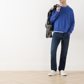 Normandie Mid-Rise Straight Leg Jeans