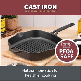 Cast Iron Grill Pan 25cm