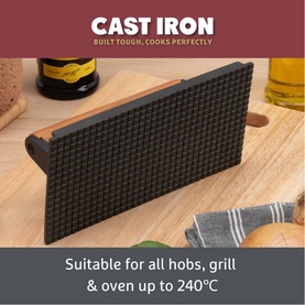 Cast Iron Grill Press