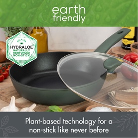 Earth Friendly Covered Chefs Pan 28cm