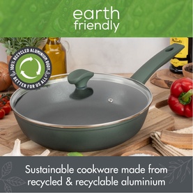 Earth Friendly Covered Chefs Pan 28cm