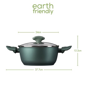 Earth Friendly Covered Stockpot 24cm