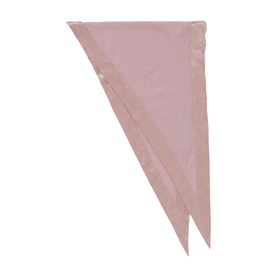 Satin Trim Triangle Scarf