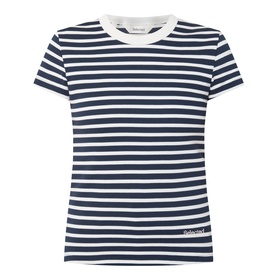 Milly Striped Logo T-Shirt