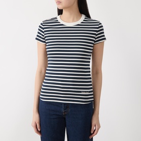 Milly Striped Logo T-Shirt