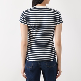 Milly Striped Logo T-Shirt