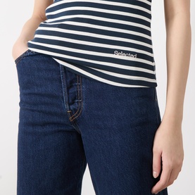 Milly Striped Logo T-Shirt