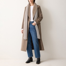 Soft Gauzy Knitted Scarf