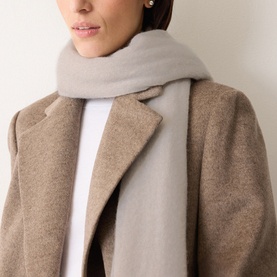 Soft Gauzy Knitted Scarf