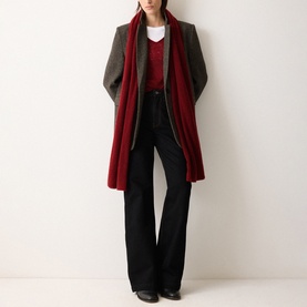 Soft Gauzy Knitted Scarf