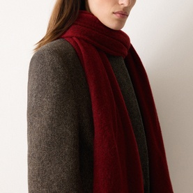 Soft Gauzy Knitted Scarf