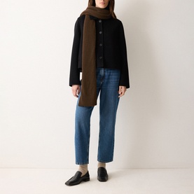 Soft Gauzy Knit Scarf