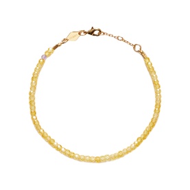 Tan Line Beaded Bracelet