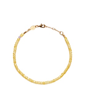 Tan Line Beaded Bracelet
