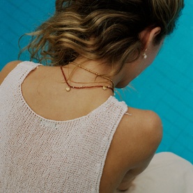 Maroon Harmony Necklace