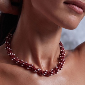 Rodeo Twist Beaded Necklace