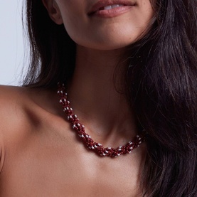 Rodeo Twist Beaded Necklace