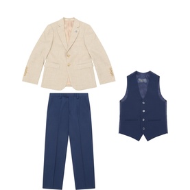 Lucus Check Three-Piece Suit