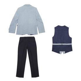 Textured Three-Piece Suit