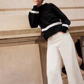 Cuff Detail Pullover Sweater